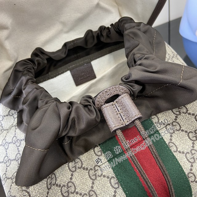 Gucci專櫃古馳最經典款男士雙肩背包 jh2804型號:  598140